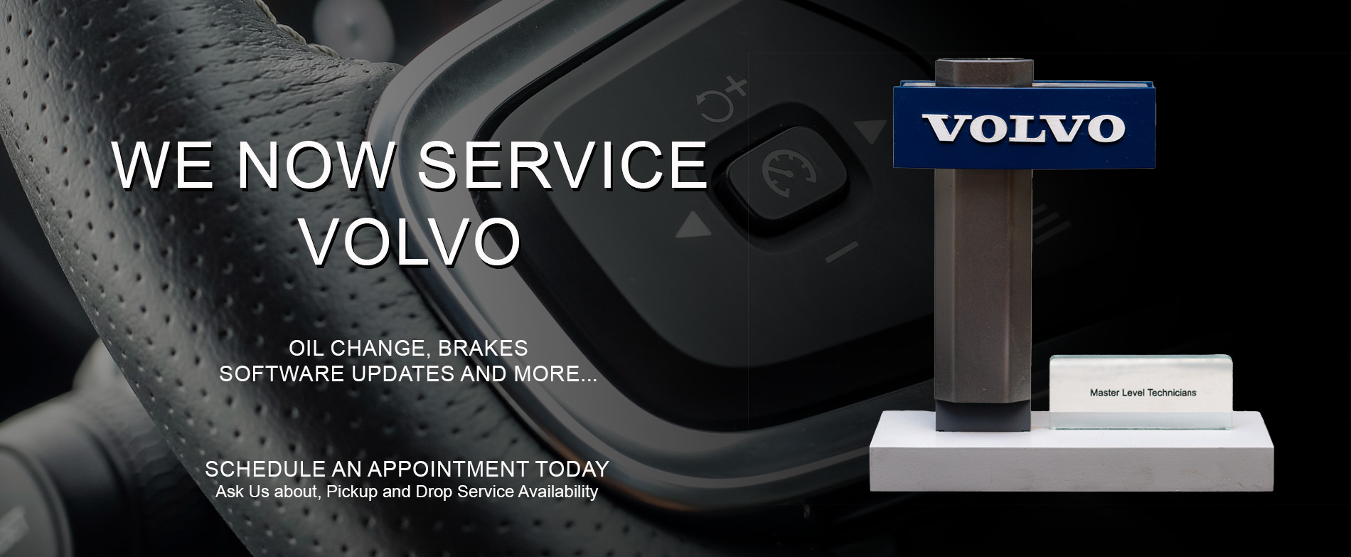 Now Servicing Volvo...